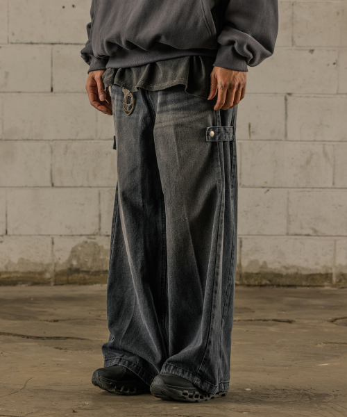 Джинсы баллоны BC Snap Balloon Denim Pants Black
