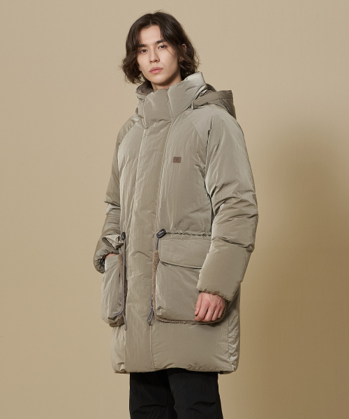 Пуховик Teddy Monster_Grey
