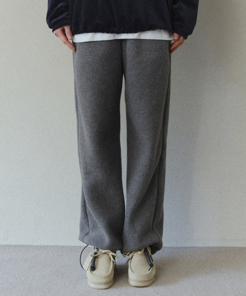 Emblem fleece pants