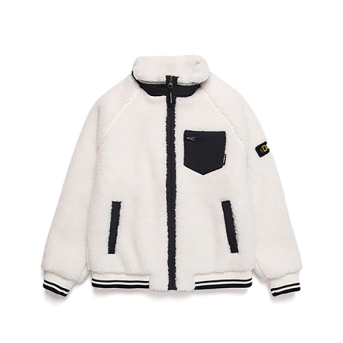 N204KFT140 윌소니 FLEECE 뽀글이 블루종형 F-ZIP SUGARSWIZZLEIVORY
