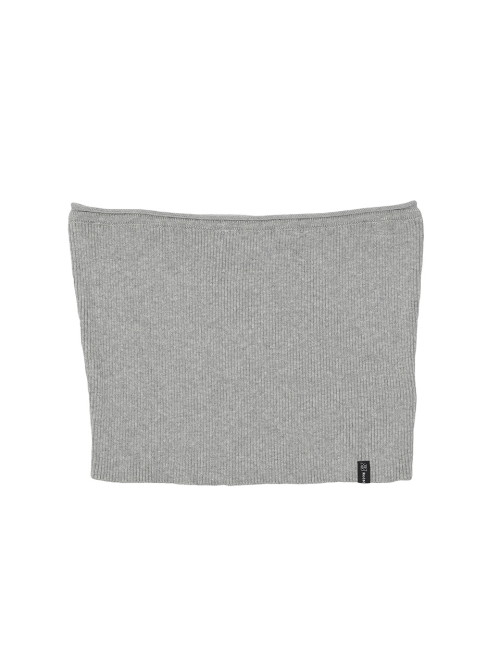 Layered Ribbed Knit Tube Top- U1F45KVT010