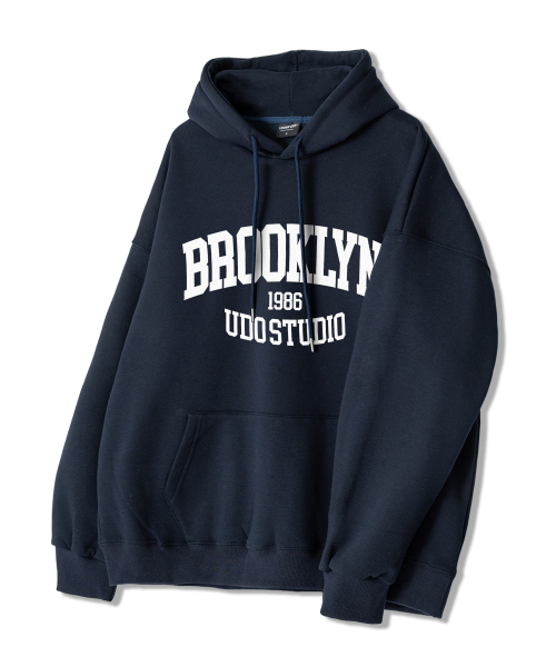 Худи из пич-скина Brooklyn на флисе 5colors