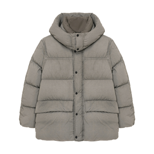 Худи-пуховик Garment Dyeing Beige