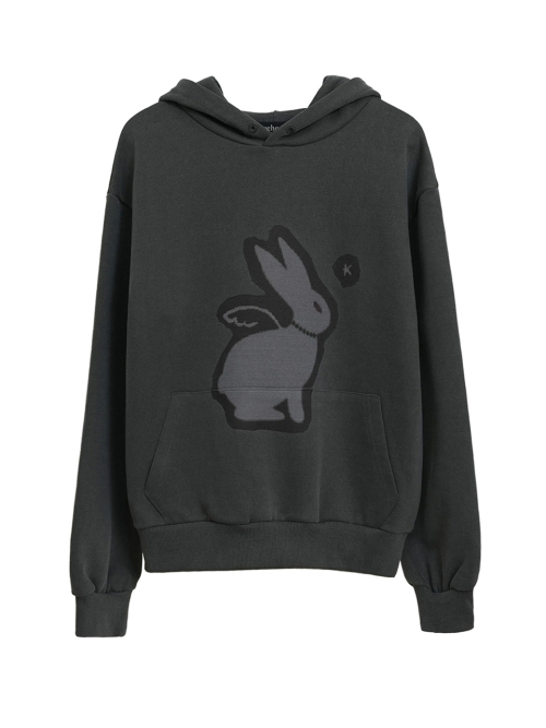 Худи Rabbit Angel_Charcoal