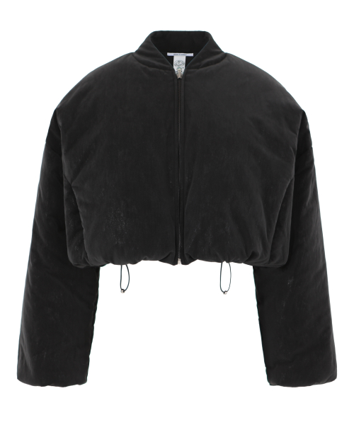 Короткий пуховик SHINE PADDING IN BLACK