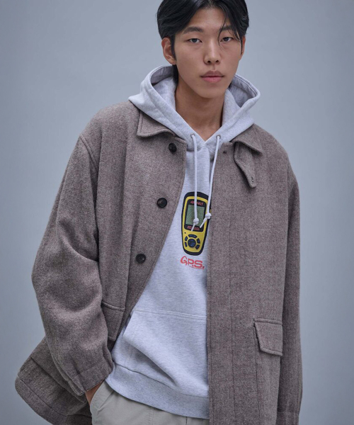 Wool Safari Coat Beige