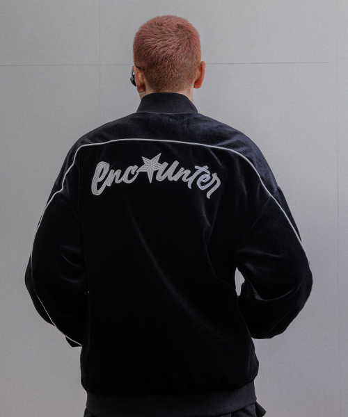 BC Track Velvet Jacket Чёрный