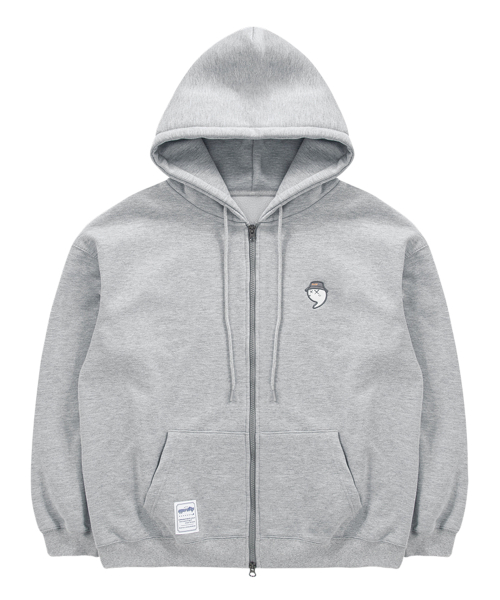 [UP4064] Утепленное худи UPST GOLF Grey Melange