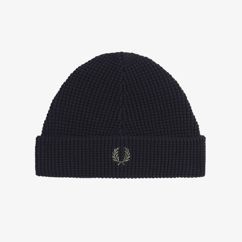 프레드페리() [선물상자 증정] 와플 니트 코튼 비니 - 블랙 CFPU2438130-102 상품 이미지