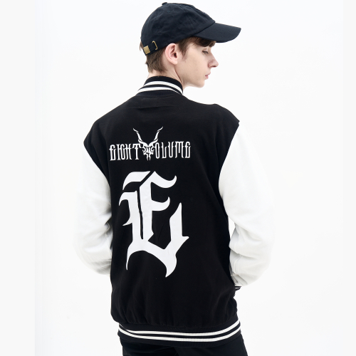 Куртка EV Kudu Skull Varsity (Black/White)