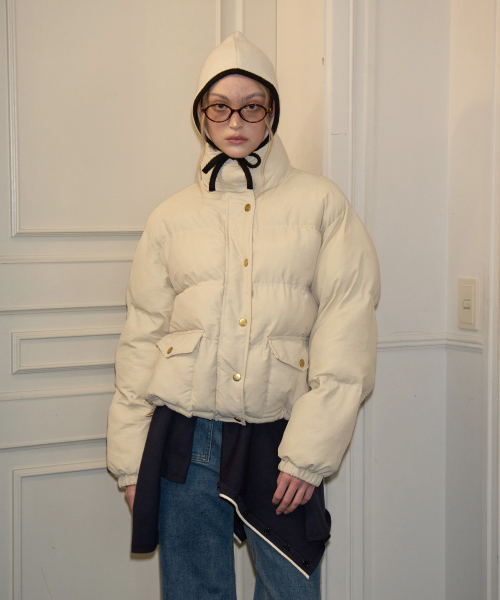 Classic Puffer куртка_ Ivory