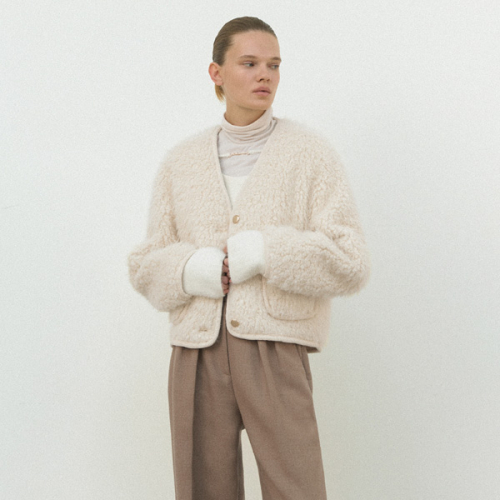 MAYA OVER FIT FUR JACKET(JK-2992)