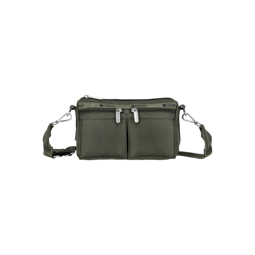Сумка Dark Olive E/W Double Pocket Crossbody [1209.LA60]