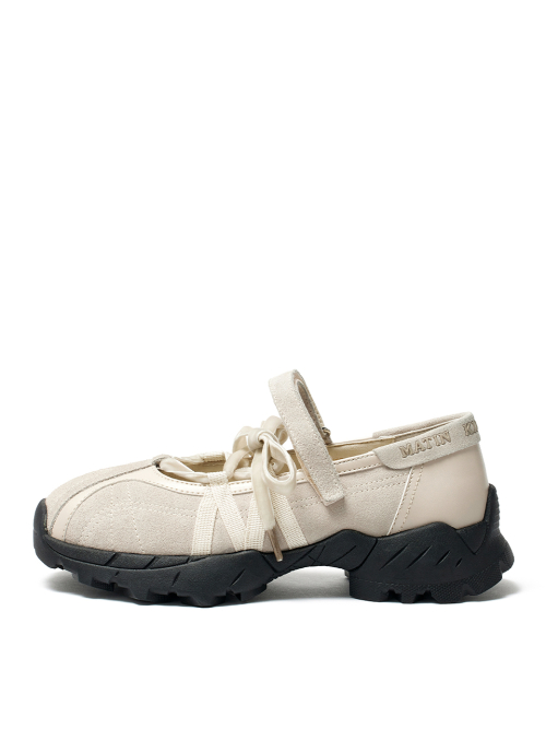 마뗑킴(MATIN KIM) SUEDE BALLET SNEAKERS IN IVORY - 사이즈 & 후기