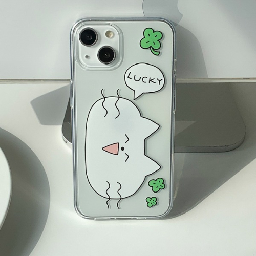 [withsome]방긋 럭키 냥이 폰 케이스