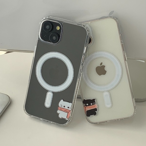 Sseomcat MagSafe Phone Case Couple Scarf