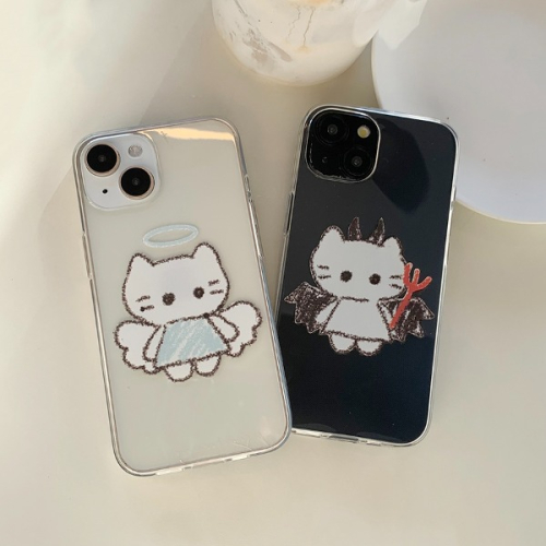 Angel Demon Somecat Phone Case