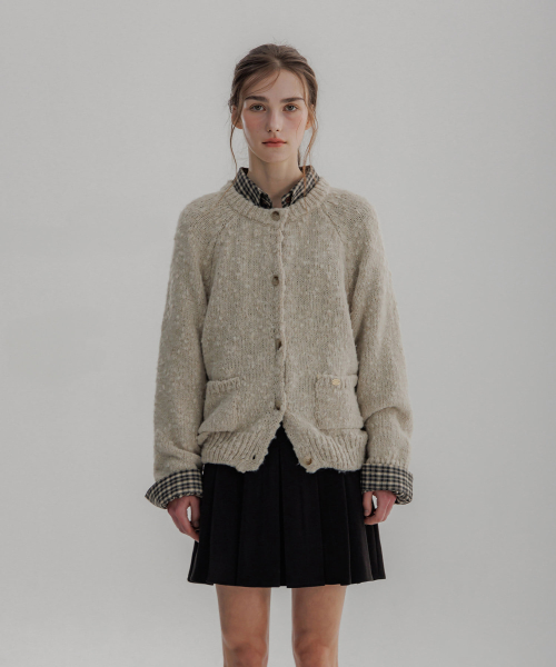 From Round Poket Cardigan