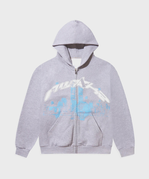 (U) Худи на молнии SKYLINE ZIP UP HOODIE GREY