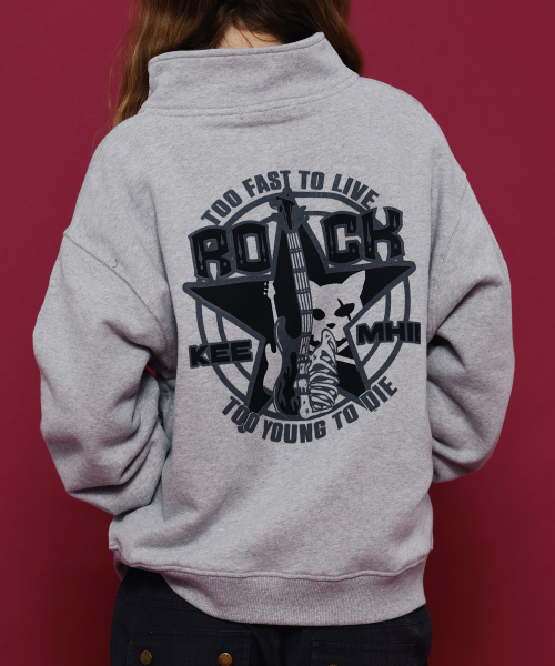 Спортивная куртка Electric Rock Skull - [Grey]