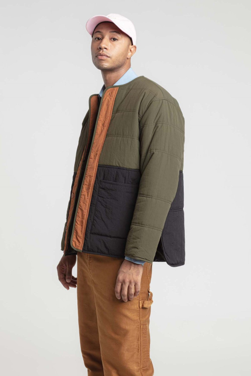 MAFE - мужской трёхцветный стёганый Jacket_Khaki