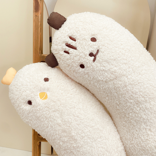 뽀글이 플리스 겨울 아기 바디필로우 애착인형 베개