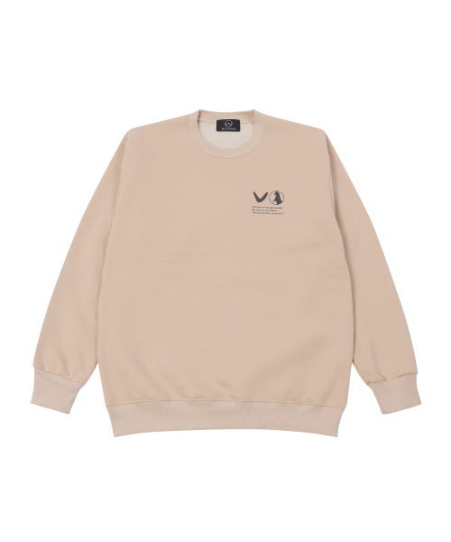 Свитшот 10th Anniversary FW Halfmoon Thisdays Beige