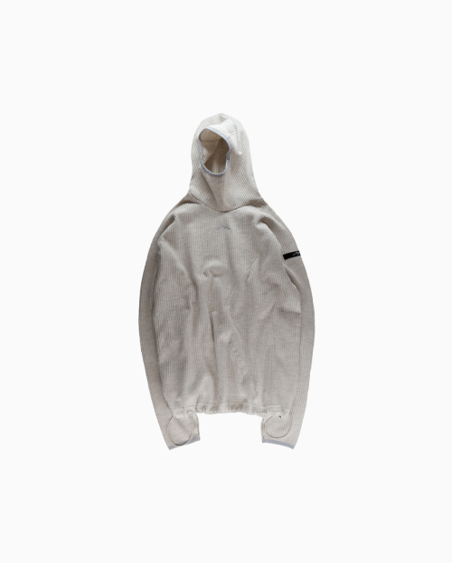 콜드웜(COLDWARM) waffle warmer hoodie (cream color) -small fit- - 사이즈 & 후기 | 무신사
