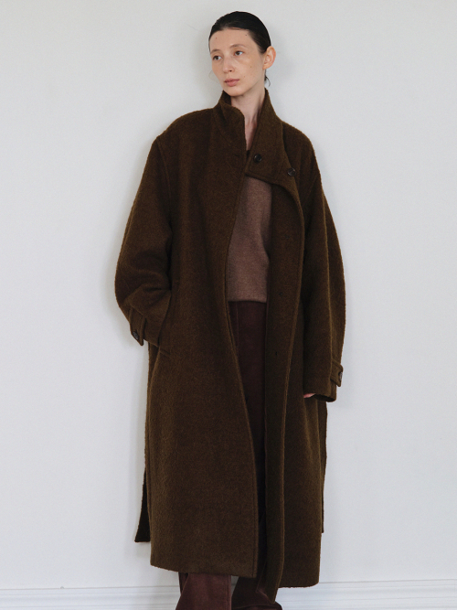 Single длинный Coat_Brown
