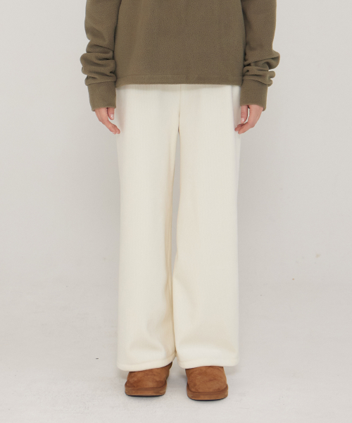 D. базовый VELOUR WIDE брюки - 4 COLOR