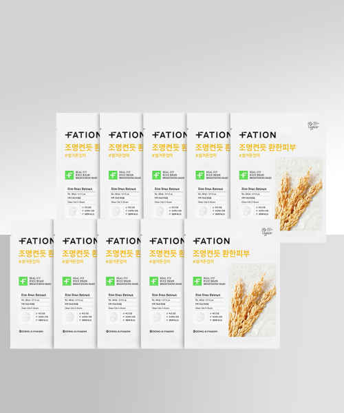파티온 리얼핏 쌀겨 마스크팩 10매