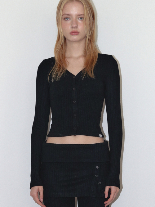 AS базовый кардиган FW [BLACK]
