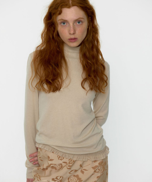 классический Turtleneck топ (4 Colors)