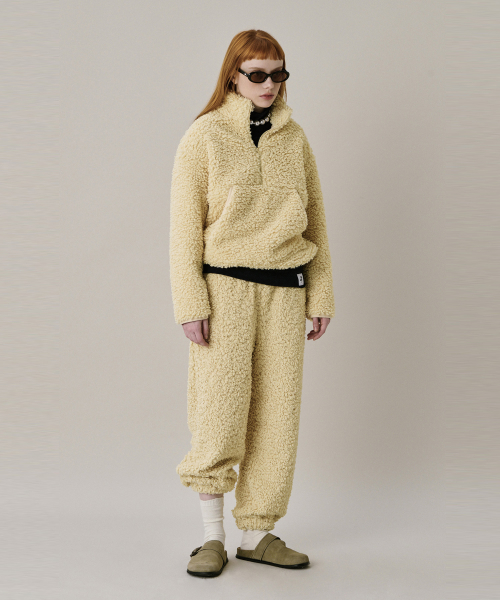Флисовый анорак 24 Shearing Half Zip-up Yellow