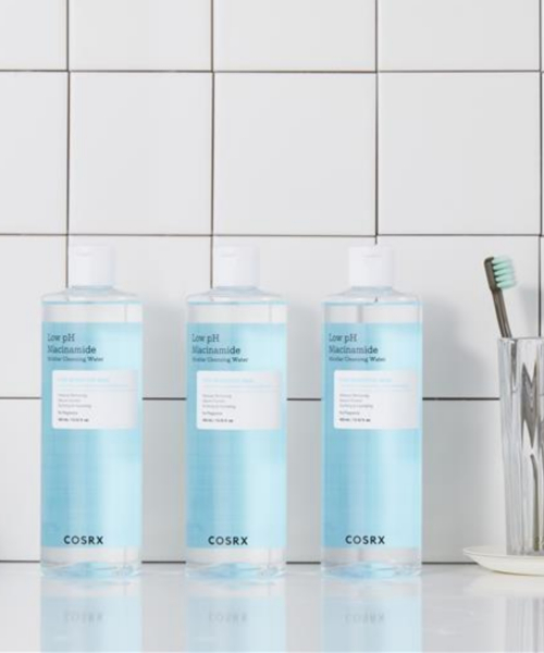 코스알엑스() [3pack] 약산성 나이아신아마이드 미셀라 클렌징 워터 400ml * 3개 상품 이미지