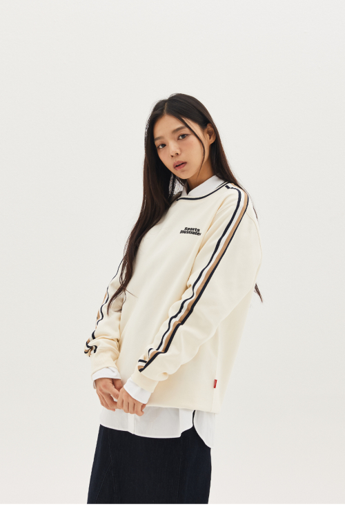 Свитшот с линейным акцентом (White)