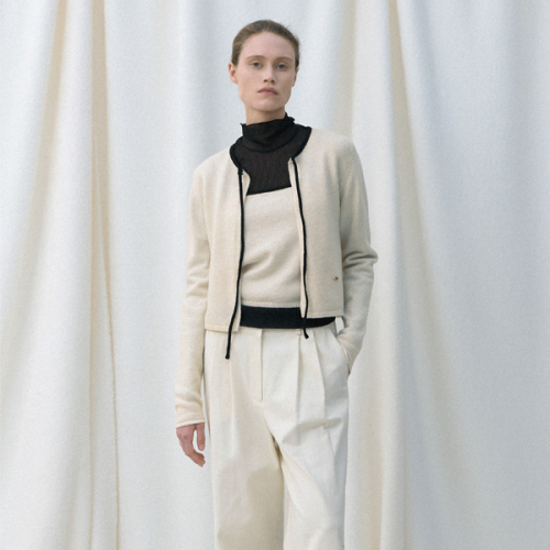 AGGLE WOOL TOP&CARDIGAN SET S(CD-2167)