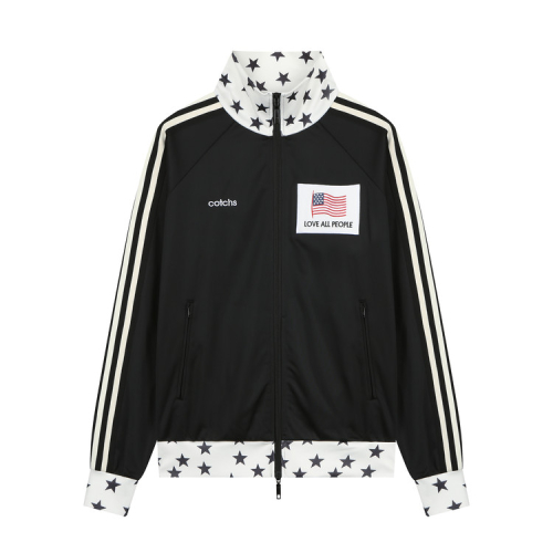 DINO DRIVER TRACK JACKET-BLACK