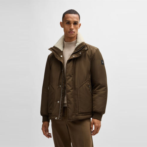 Пуховик с меховым воротником Regular Fit 50523387_361