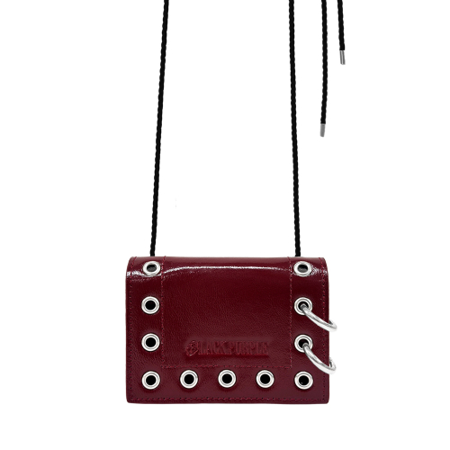 ショルダーバッグ・ポシェット ^BLACKPURPLE^ Takara Multi Eyelet Card Wallet Red BP24SSCD0 블랙 퍼플(BLACK PURPLE) Takara Multi Eyelet Card Wallet