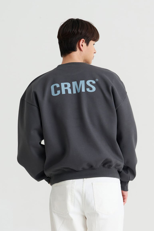 CRMS свитшот с принтом на спине (флис/без флиса)