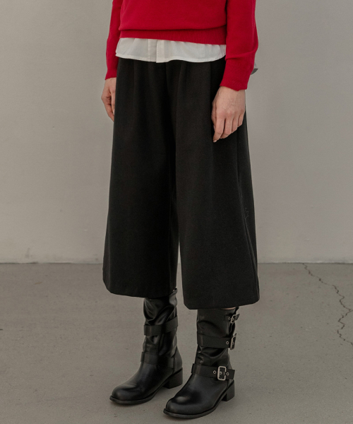 CLASSIC WIDE BURMUDA PANTS_NWPT4170 (BLACK)
