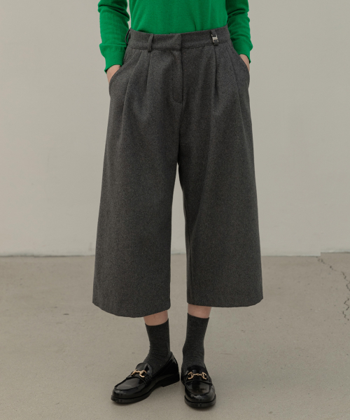 CLASSIC WIDE BURMUDA PANTS_NWPT4170 (CHARCOAL)