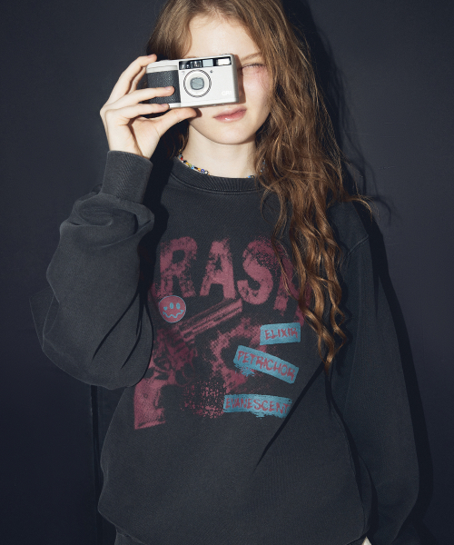 Свитшот Crush Pigment (Smoke Black)