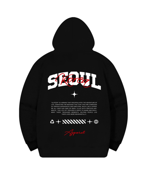 Оверсайз худи на молнии Comfort Seoul, 5 цветов [ULZH_5011]