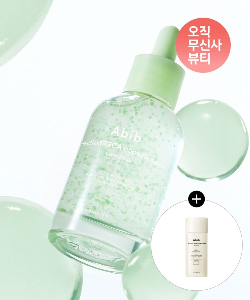 아비브(abib) 어성초 테카 캡슐 세럼 카밍 드롭 50ml + 부활초 파하 토너 스킨부스터 30ml