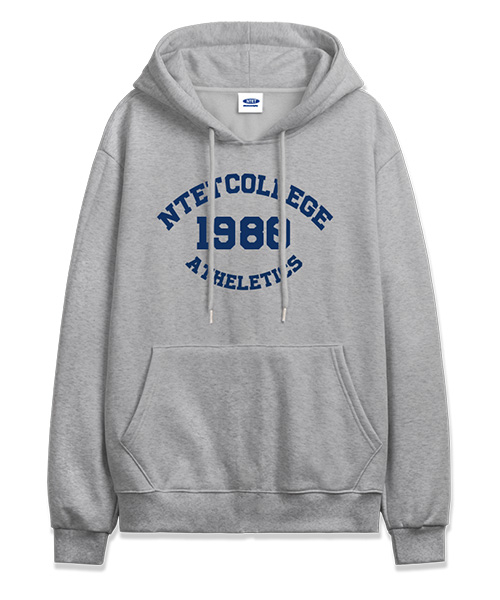 1980COLLEGE худи (флис по выбору) — Grey
