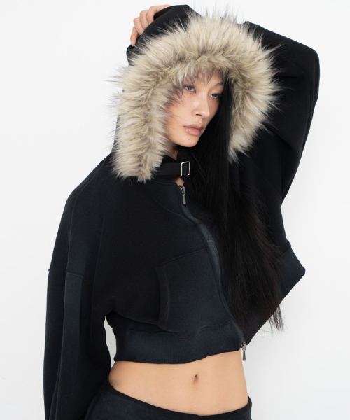 2000아카이브스(2000ARCHIVES) LUXURY IS A DREAM HOODIE ZIP UP