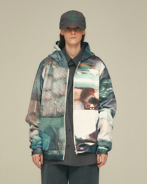 PRINTING ZIP HOODIE (People1)
