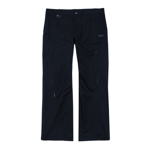 REFLECTIVE TRACK PANTS-[BLACK]